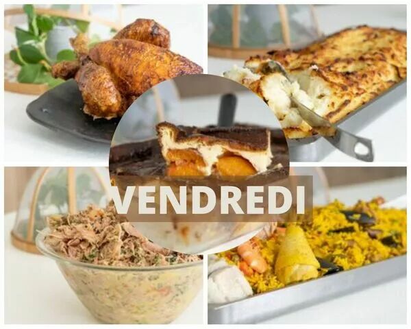 Menu de Vendredi