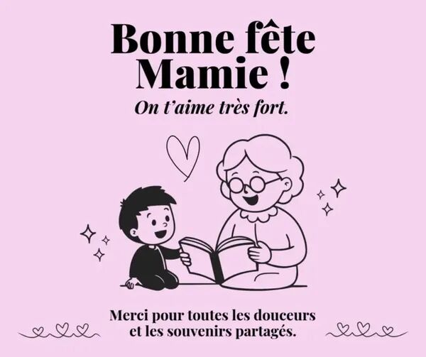 🌸 Bonne fête à toutes les grands-mères ! 👵