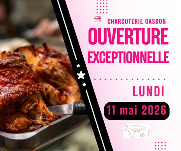 🌿 Ouverture exceptionnelle lundi 11 mai